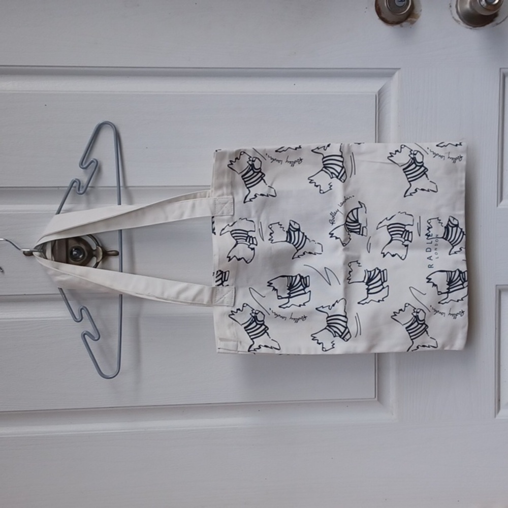 RADLEY LONDON Dog Theme Canvas Tote Bag